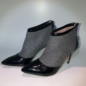 Vince Camuto denim ankle boot stiletto